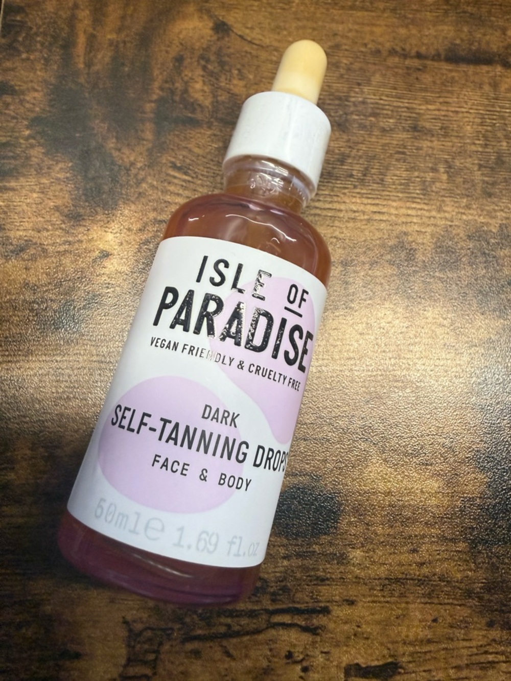Isle of Paradise Dark Self-Tanning Drops - Face & Body